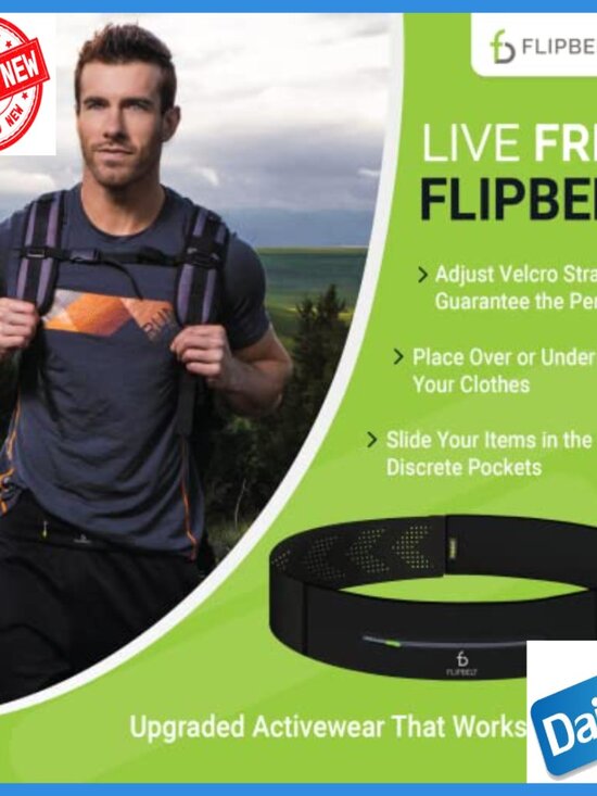 Adjustable Running Belt Fanny Pack for Phone Keys Non-Chafing Waist Band